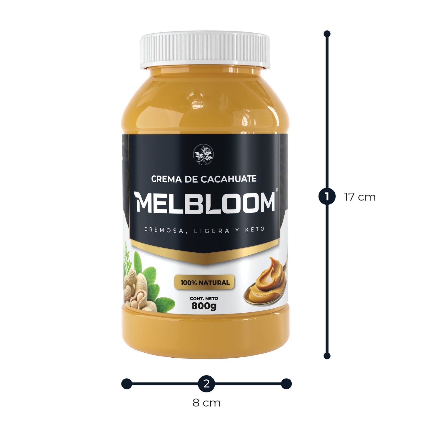Crema de Cacahuate Natural | 800g
