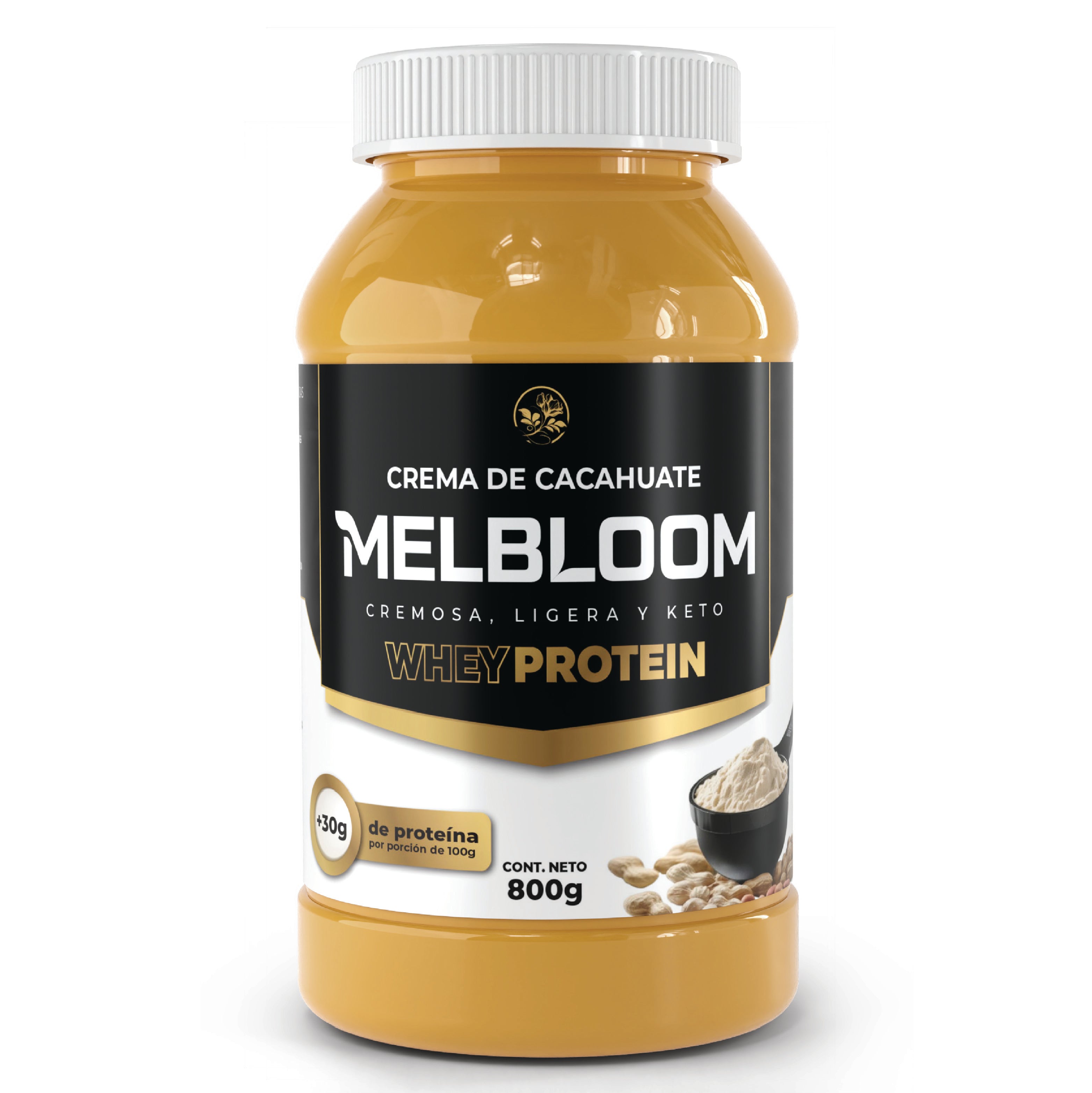 Crema de Cacahuate Whey Protein 800g