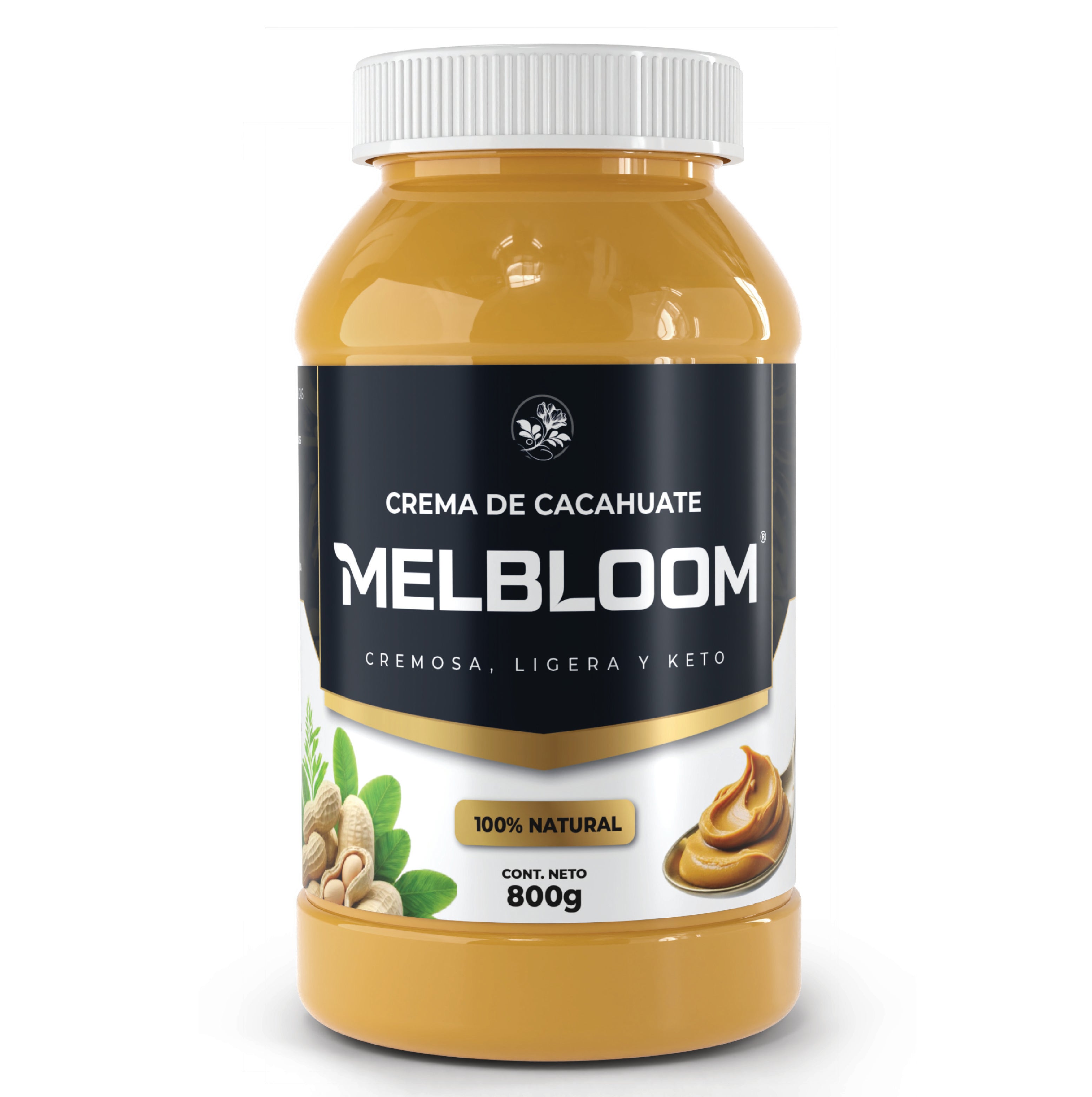 Crema de Cacahuate Natural 800g