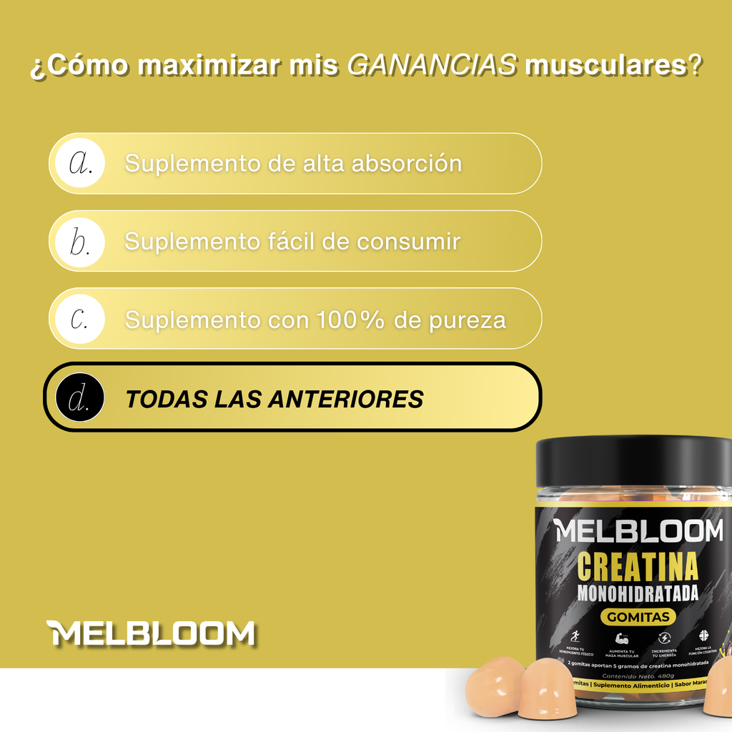 Gomitas de Creatina Monohidratada
